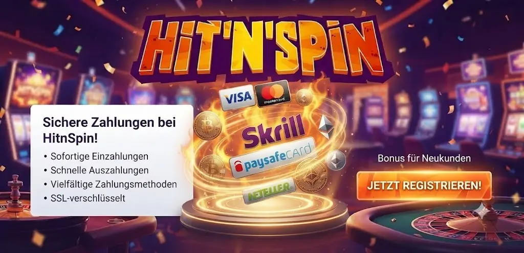 HitnSpin Casino Zahlungsmethoden